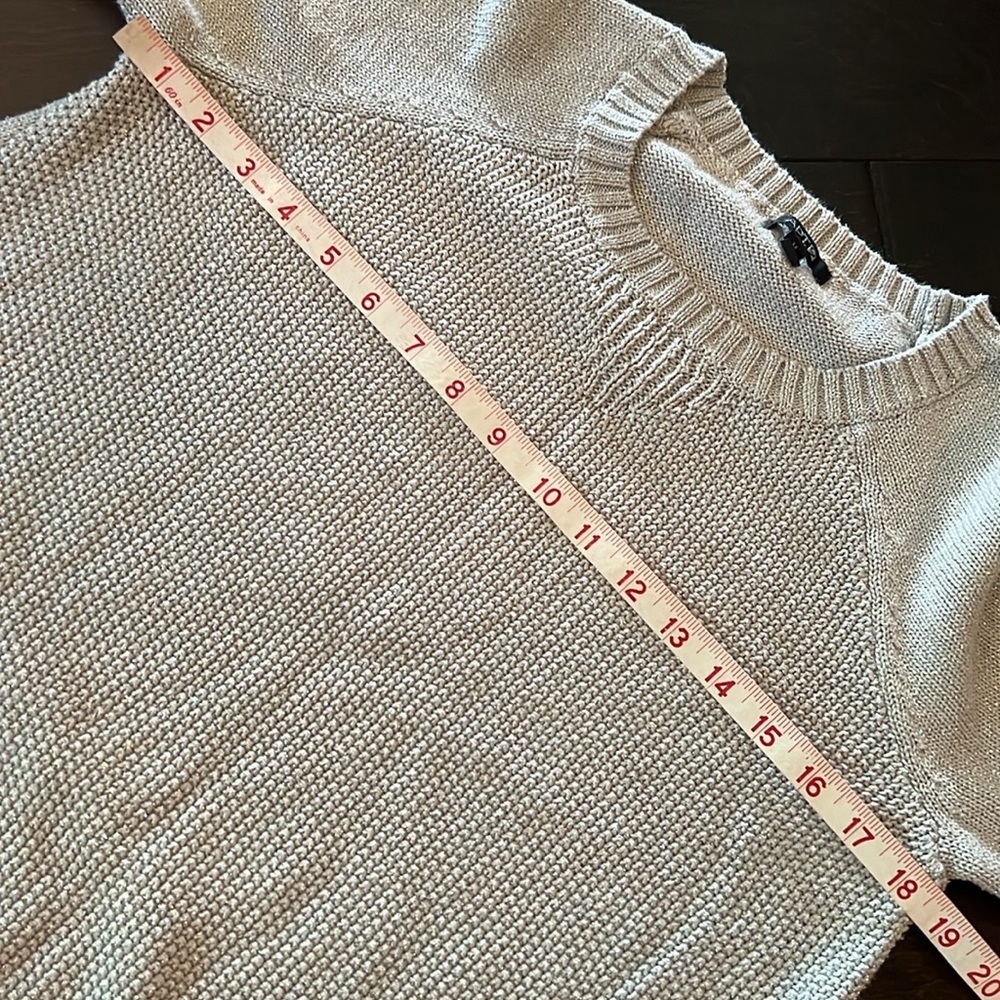 Apt9 gray metallic sweater M - Picture 8 of 10